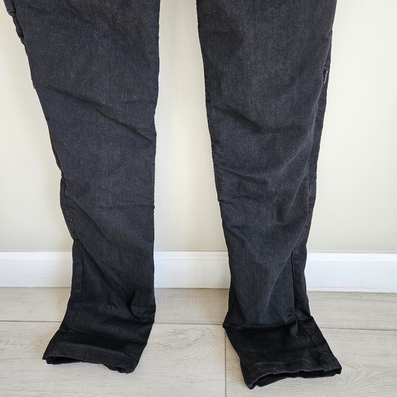 Tobacco Motorwear Company Black Boondocks Kelvar Lined Riding Overalls - Picture 6 of 16